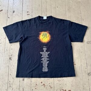 2019 Vetements Cropped Sun Leo Astrology Shirt